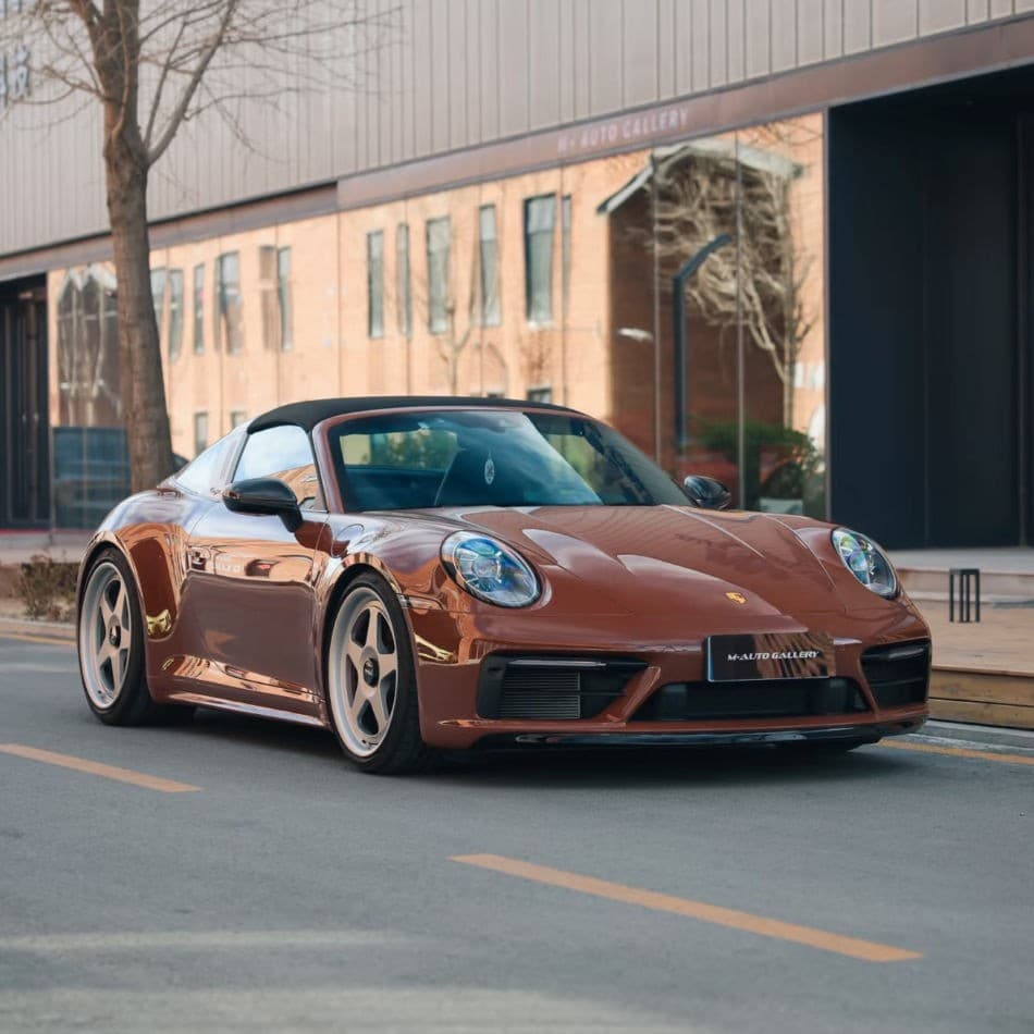 TPU PPF chocolate brown car film PET thermal self-healing anti-scratch hydrophobic car body paint protection