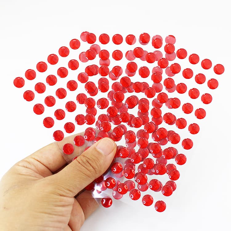 Beauty Mark Forehead Rhinestone Sticker for Children Baby Photo Shoot Kids Costume Red Dot