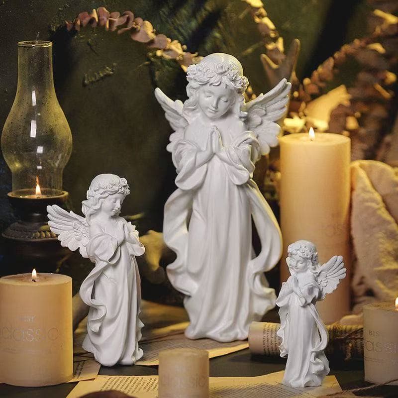 Nordic Angel Alice Little Girl Statue Cute Fashionable Resin Crafts Desktop Home Furnishings Decoration