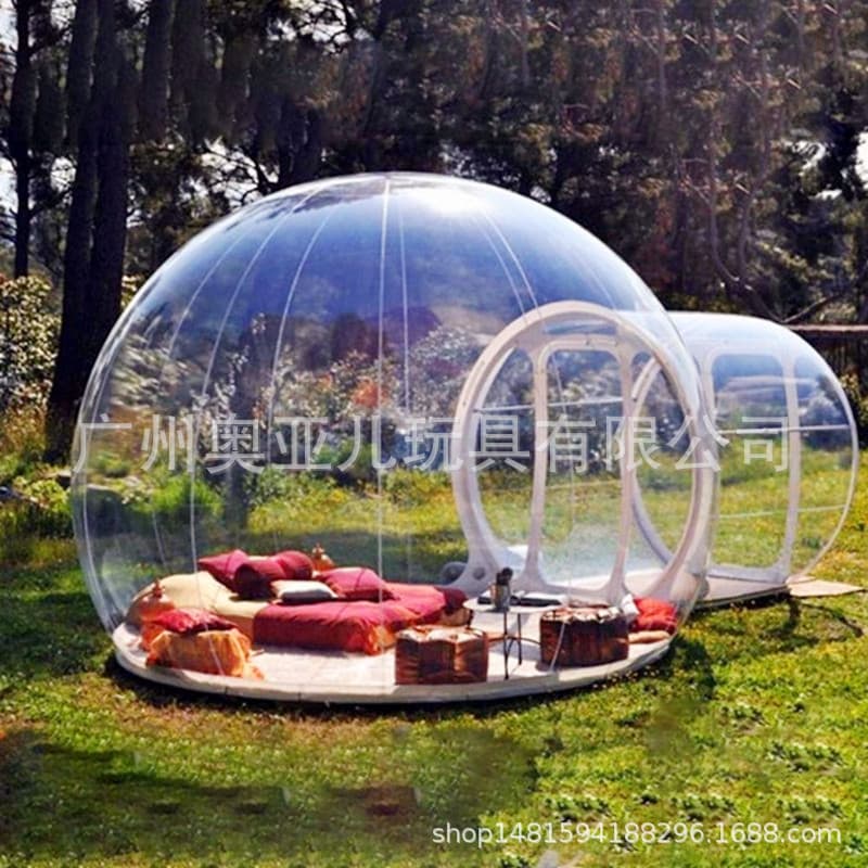 Outdoor transparent inflatable internet celebrity bubble house holiday homestay starry sky tent outdoor camping mobile spherical tent room