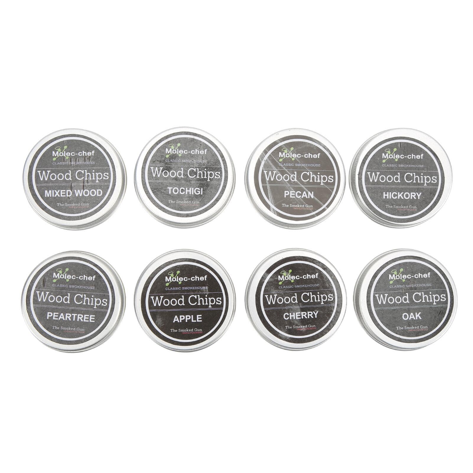 Amazon Hot Selling Whiskey Cocktail Smoking Wood Chips Variety Pack in Aluminum Box Set
