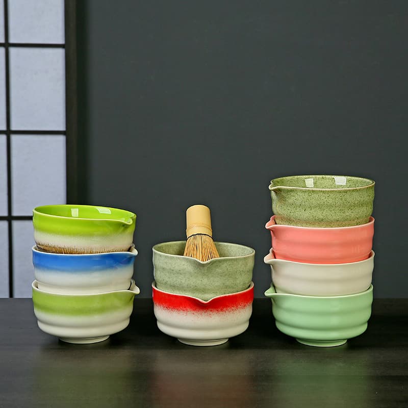 Cross-border Matcha Bowl, Song Dynasty Tea Whisk Tool, Ceramic Tea Whisk Stand Stirrer, Japanese Bamboo Matcha Whisk