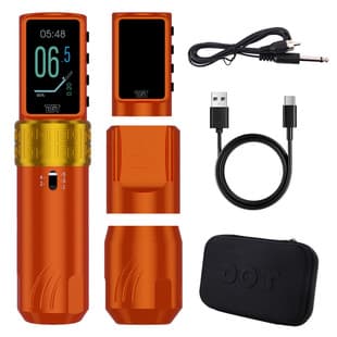 New Magnetic Levitation Motor Wireless Tattoo Pen, Digital LCD Display Type-C Complete Kit