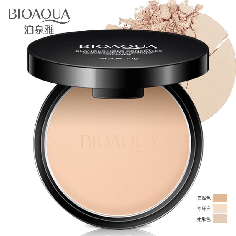 Bioaqua Alluring Clear Concealing Powder, Moisturizing Setting Powder, Makeup Base, Primer, Cosmetics Wholesale