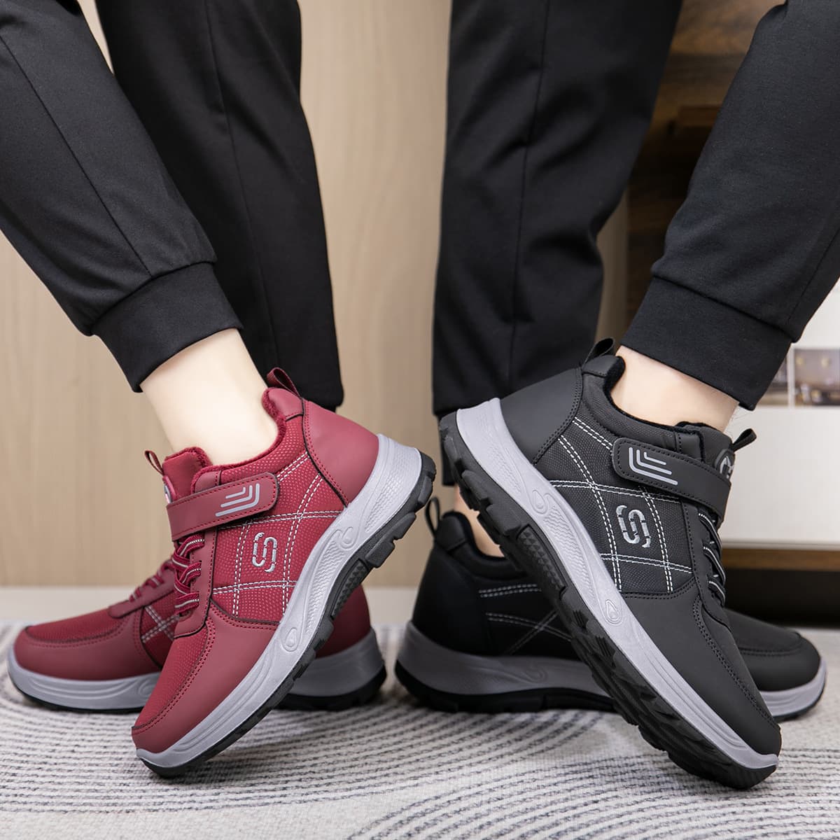 Authentic Old Beijing Women's Cloth Shoes Slip-on Women's Shoes High-end Plush Thickened Women's 2025 New Youthful Flat Heel