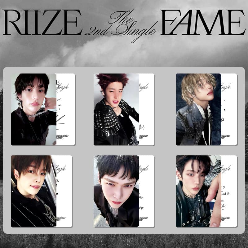 RIIZE 'FAME' single photocard catalog photocard, special card, random card, merchandise