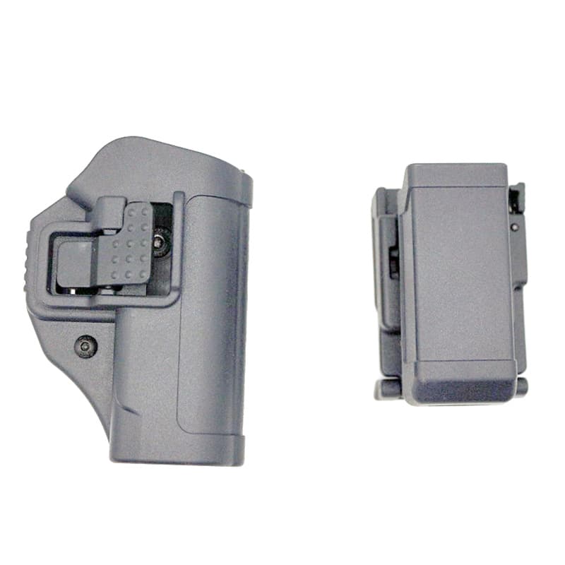 Plastic steel 360-degree rotating quick-release waist holster vest, 64mm gun holster vest, quick-draw and retrieval 77mm magazine holster, 64mm tactical bag factory