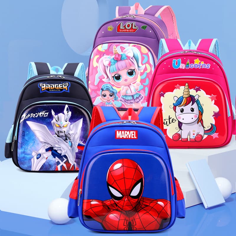 2025 New Summer School Backpack for Kids Ages 3-7 Kindergarten Children Boys Girls Grade 1 Backpack