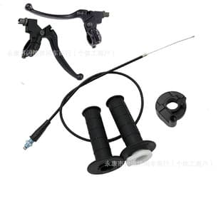 Motorcycle Dirt Bike Modification Accessories ATV Handlebar CQR Large Throttle with Throttle Cable and Throttle Base