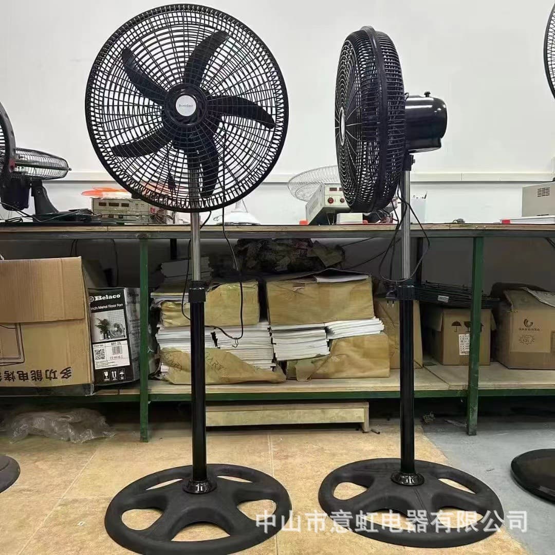 Silver Crest 18-inch Industrial Floor Fan (European Standard) - For Home and International Use, with Oscillating Function