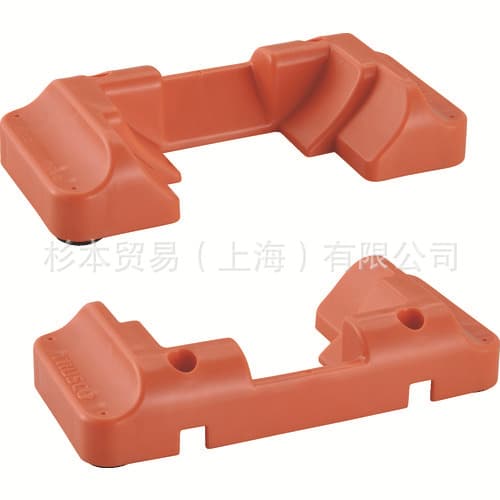 TRUSCO Hand Truck, Caster Car Stopper, Wheel Chock Model CH130150-2S