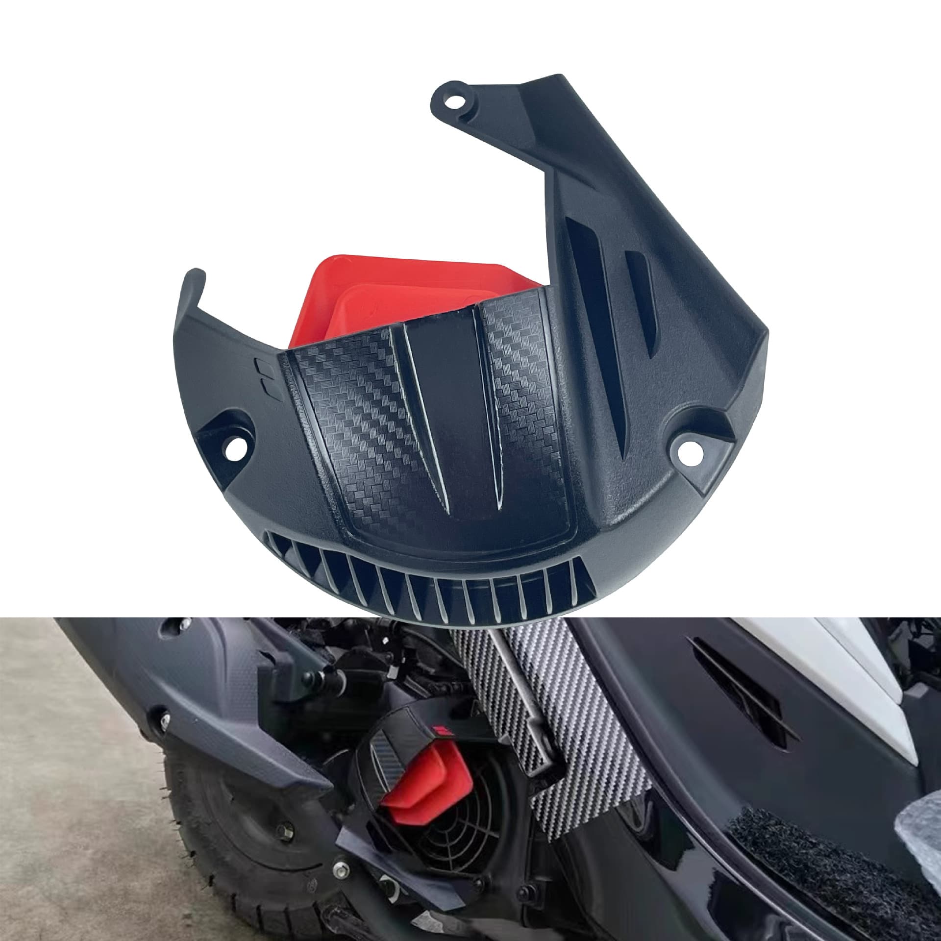 Compatible with YAMAHA Cygnus X 125 BWSR Gen 4 and 5 Modified Fan Cover Fan Outer Cover