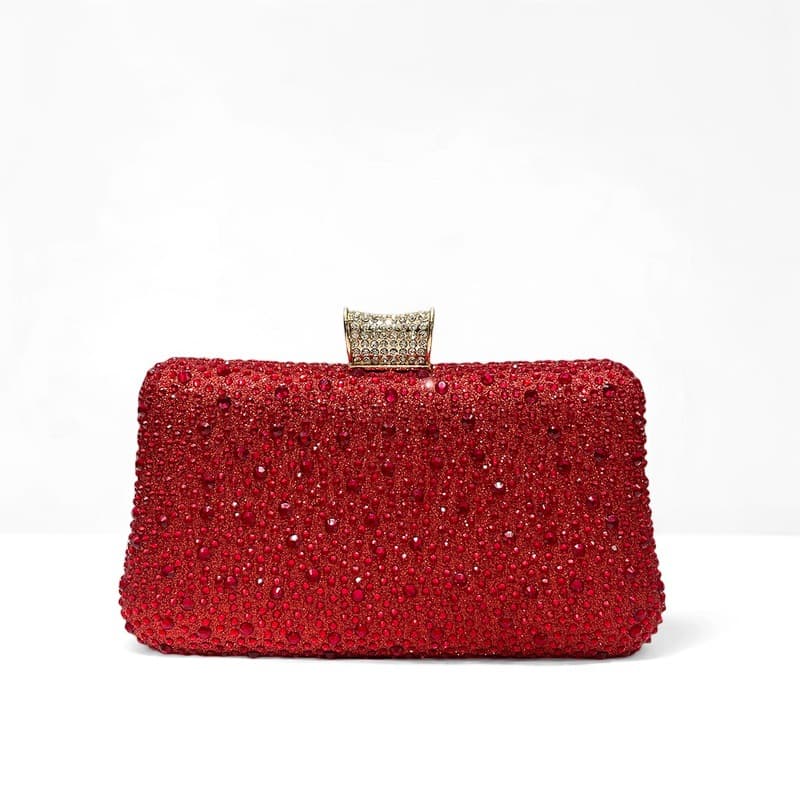 Cross-border ladies glitter party bag hot diamond celebrity dinner bag luxury rhinestone clutch bag party evening bag