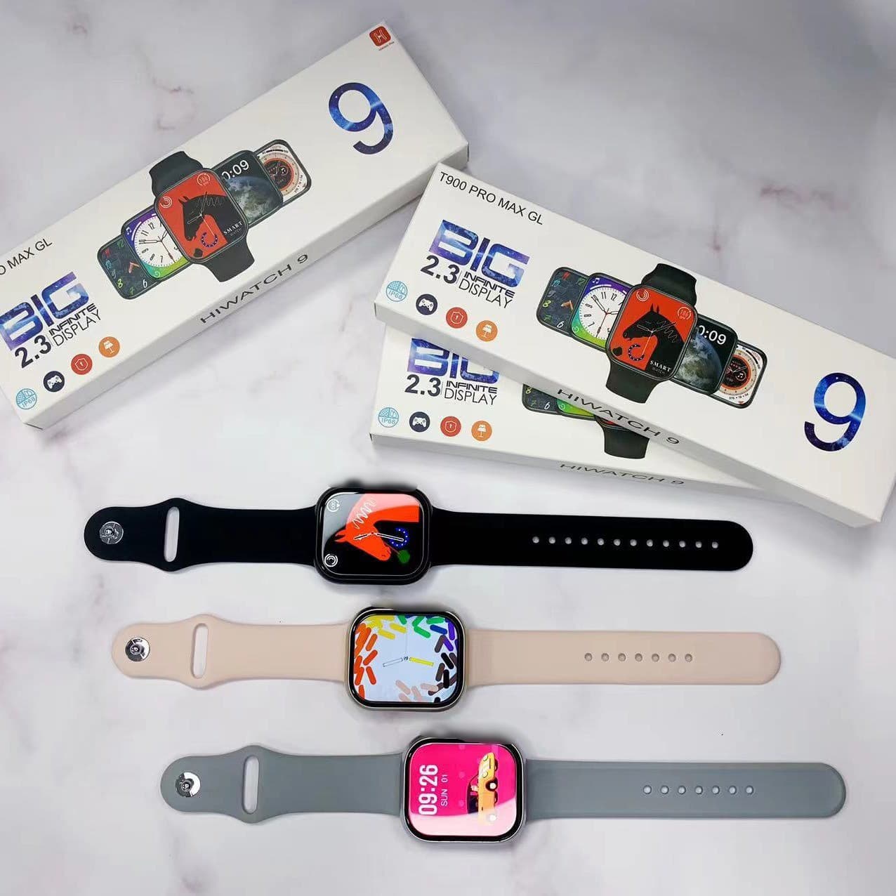 T900PROMAX Smart Band T900 Smart Watch Bluetooth Call Heart Rate Blood Pressure Health Pedometer Sports
