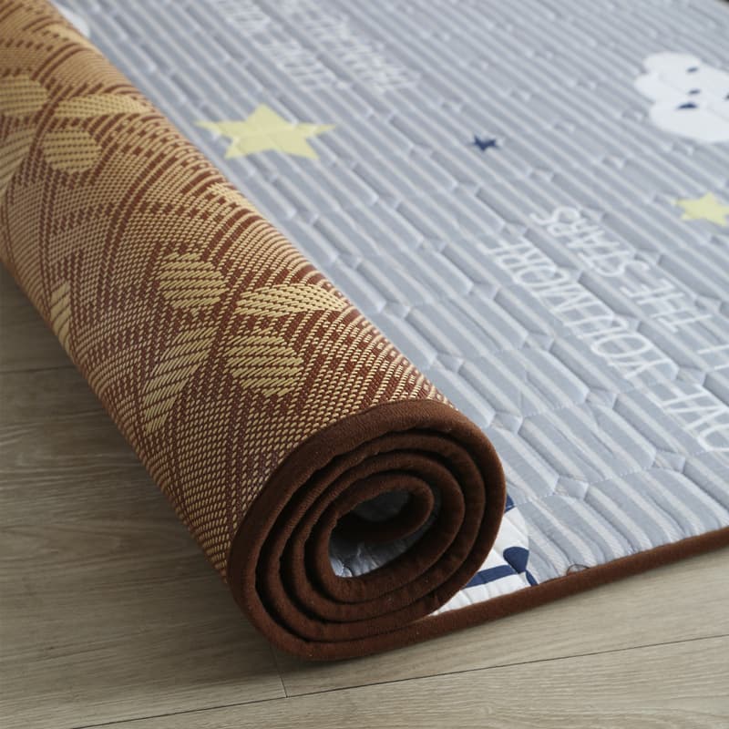 New Double-Sided Reversible Summer Mat for Living Room, Bedroom, Balcony, Tatami Mat, Rattan Mat, Summer Floor Mat