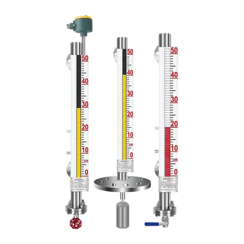 Liquid Nitrogen Tank Level with Remote Transmission Alarm 4-20mA Switch Magnetic Flap Level Gauge UHZ-KEY/Z