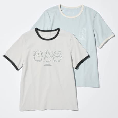 Collaboration Women's Miffy Print T-Shirt / Short Sleeve T-Shirt 2026 Spring Summer New Miffi 484500 484498