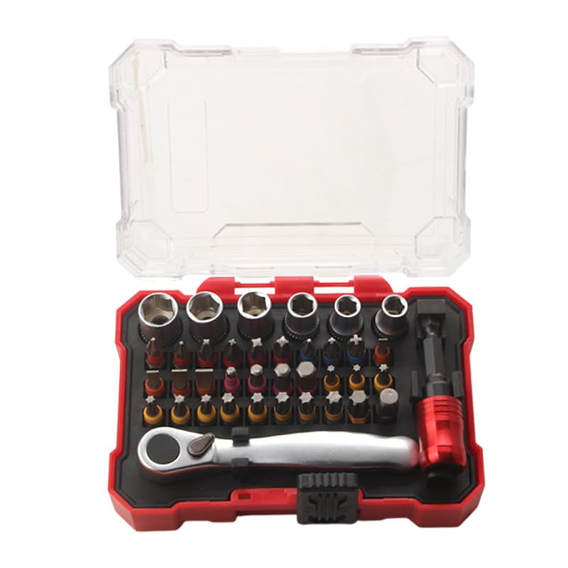 50-Piece Screwdriver Socket Set, Cross, Flat, Phillips, Hex, Multi-Function Household Screwdriver Hardware Tools