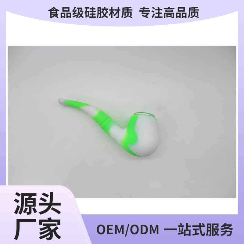 Cross-border Silicone Smoking Set New Mini Odorless Small Glass Wholesale Multifunctional Portable Smoking Pipe Small Size