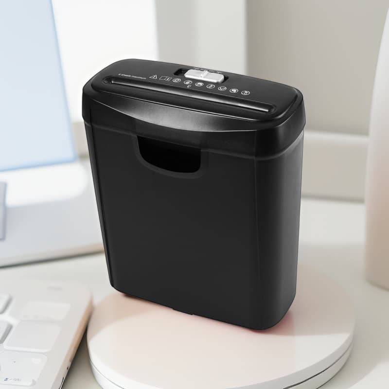 Electric Shredder for Office Desk, Mini Household Shredder 606S Cross-Border