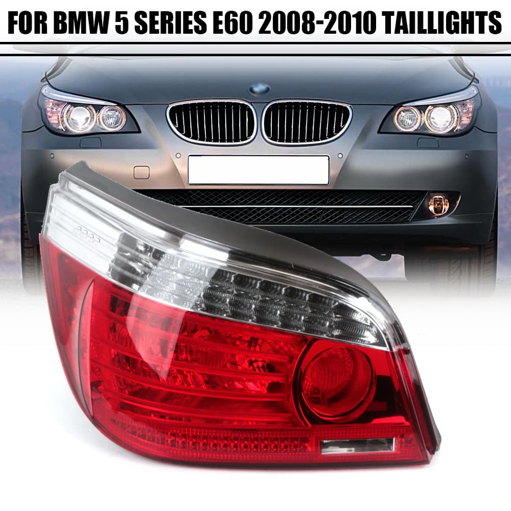 Compatible with BMW E60 08-10 Rear Tail Light Anti-Collision Brake Light Cover
