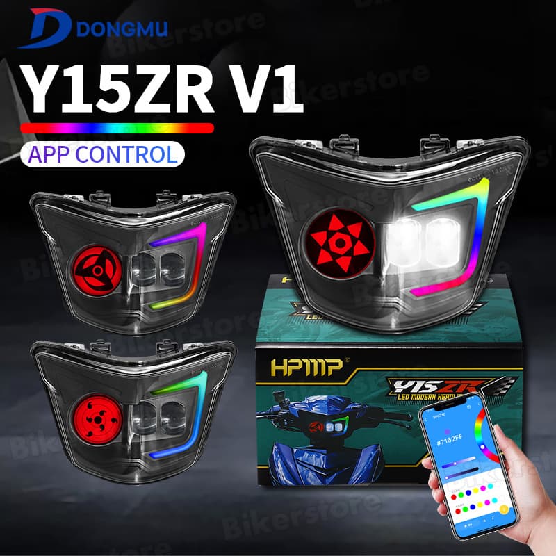 LED Headlight Conversion for Yamaha Y15ZR V1 Motorcycle, Projector Headlight, Export Model
