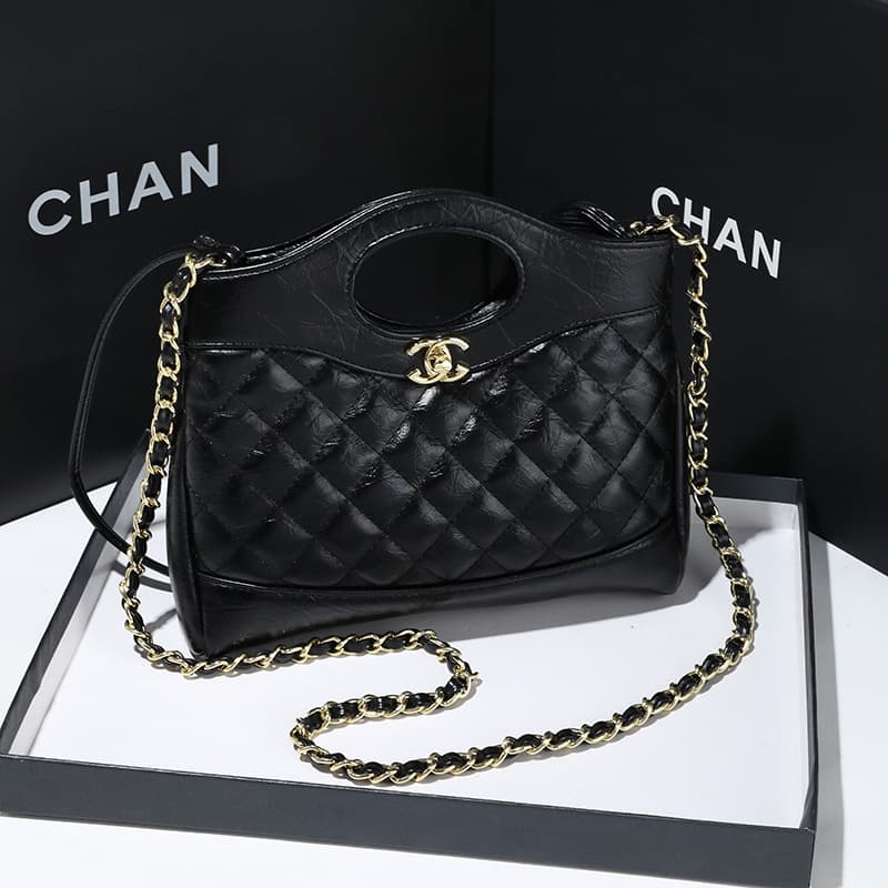 Women's bags, small fragrant style rhombus bags, new temperament handheld women's bags, niche chain shoulder bags, versatile crossbody bags