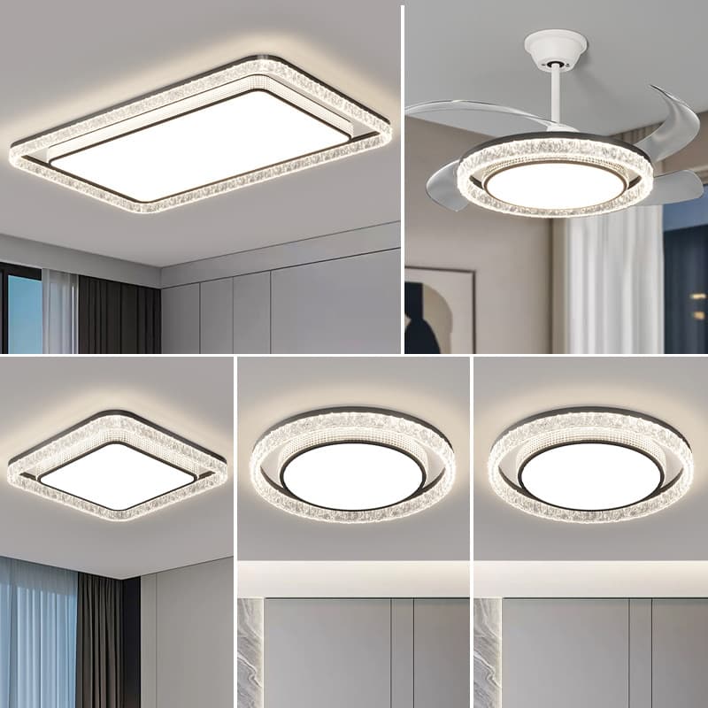 New Living Room Light Luxury High-End Main Hall Smart Ceiling Light Creative Bedroom Light Fixture Set Combination
