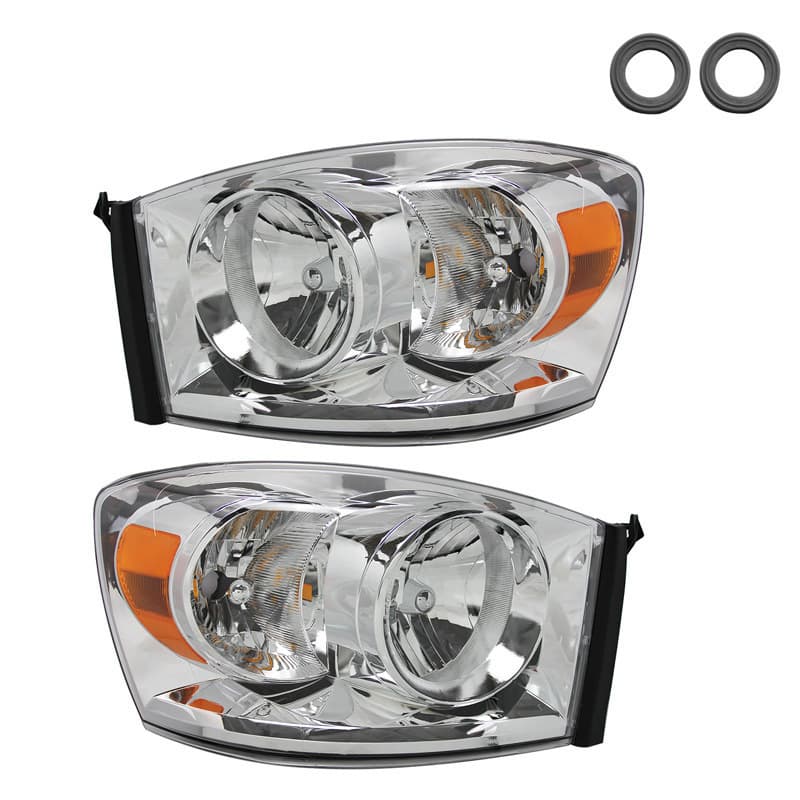 Cross-border manufacturer supplies halogen headlights for 2006 Dodge Ram RAM car American headlights