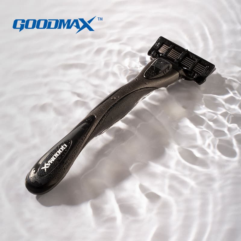 GOOD MAX Windwalker Manual Razor, Non-Gillette Men's Shaver, 6-Blade Razor Refills
