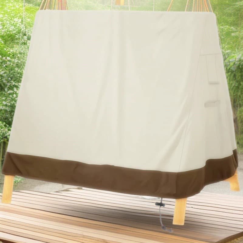 Wholesale Manufacturer A-Frame Swing Chair Cover for Garden, Terrace, and Outdoor Patio Three-Seater Rocker, Rain and Dust Proof