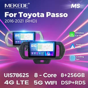 For Toyota Passo 2016-2021 RHD Toyota Passo Car Large Screen Android Navigation