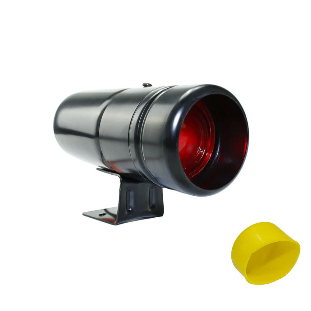 Factory direct supply red light speed alarm light adjustable warning light universal for racing cars, black shell [tax included]
