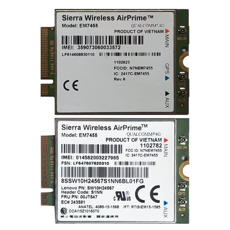 SIERRA EM7455 DW5811e DELL ThinkPad 4G M.2 negotiable M.2 interface 4G module wireless