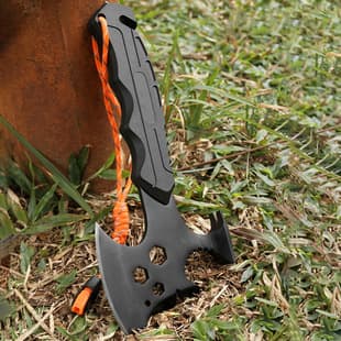 Multi-Function Axe, Portable Outdoor Axe with Whistle, Fire Starter, Window Breaker, Repair and Emergency Tool