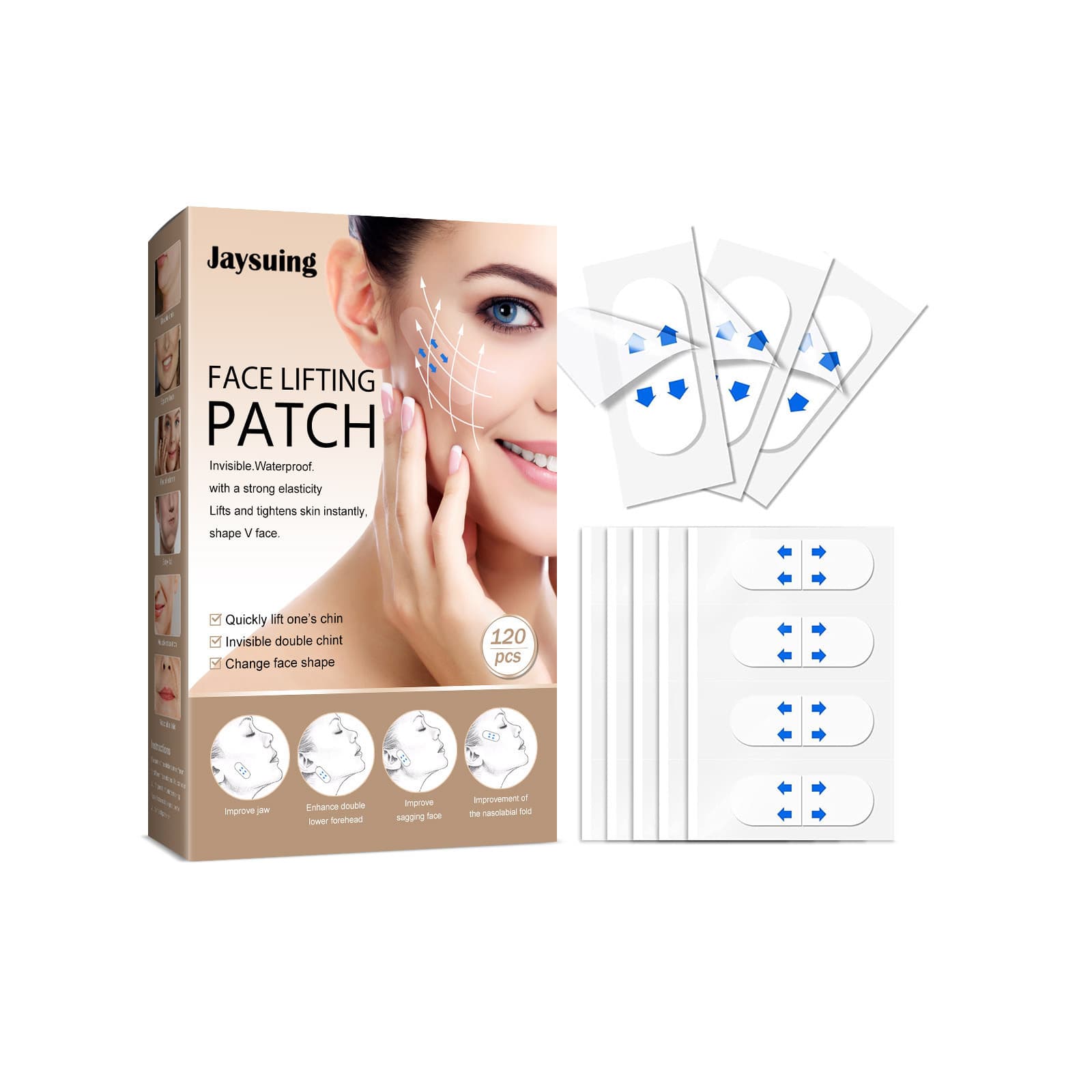 Jaysuing facial care patch, thin, breathable, comfortable and skin-friendly material, gentle daily care for facial skin
