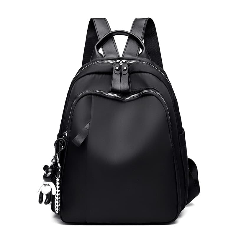 Fashion Commuter Large-capacity Backpack for Women, Solid Color New Oxford Fabric Minimalist Backpack, Korean Trendy Style