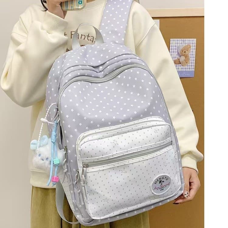 Stylish Versatile Minimalist College Student Backpack Sweet Commuter Laptop Bag Korean Ins Casual Outdoor Backpack
