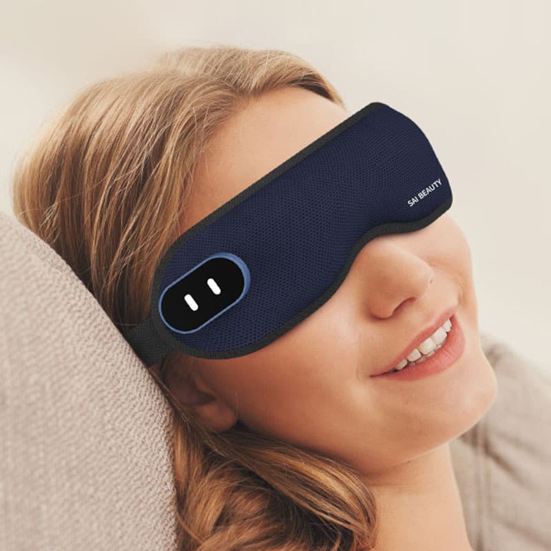 New Smart Sleep Eye Mask, Eye Beauty Light Blocking, Hot Compress Heating, Eye Cold/Hot Compress, Vibration Massage Eye Care Instrument