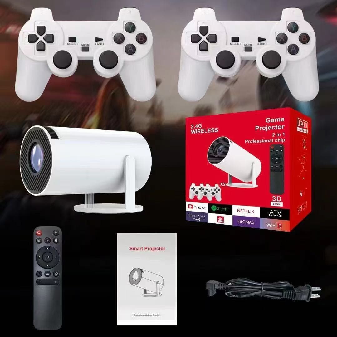 Cross-border Cannon HY300 Game Console Projector H713 Android 11 Game Controller HD Home 720 Projector