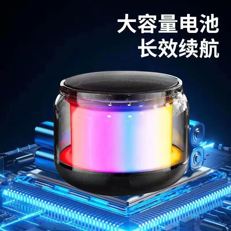Cross-border S100 Bluetooth Mini Speaker, Colorful Low-Bass Portable Bluetooth Speaker with Loud Volume