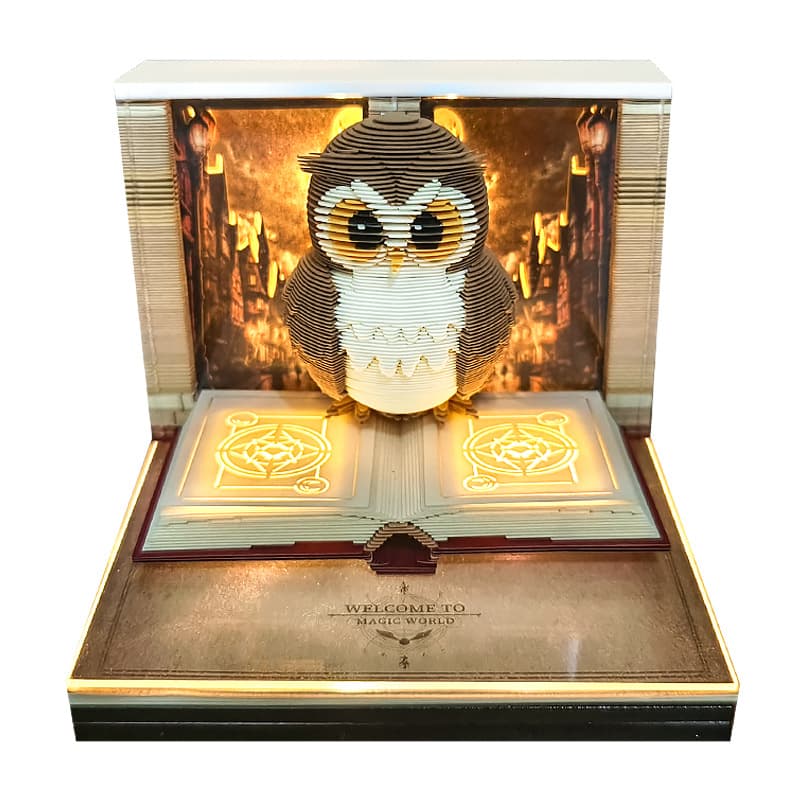 Cross-border Hot Selling Magic Eagle Notepad with 2026 English Calendar Sticky Notes Shipping from Zhejiang & Guangdong Warehouses