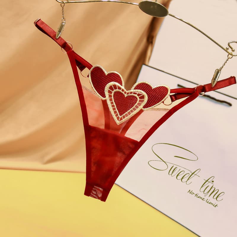 Kawaii Japanese-style G-String Panties Anime Cute Breathable Low-Rise Adjustable Thin Strap Underwear for Women 2260