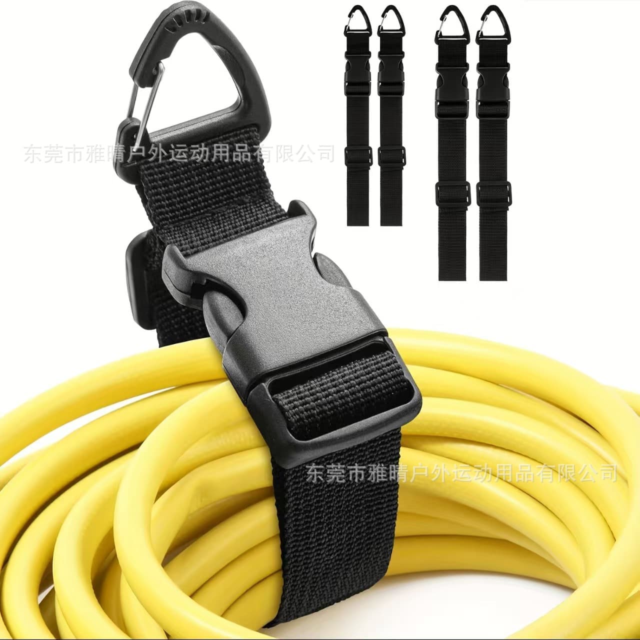Cross-border dedicated water pipe storage and bundling ties, heavy-duty cargo straps, triangle buckle style, wire and pipe storage and hanging.