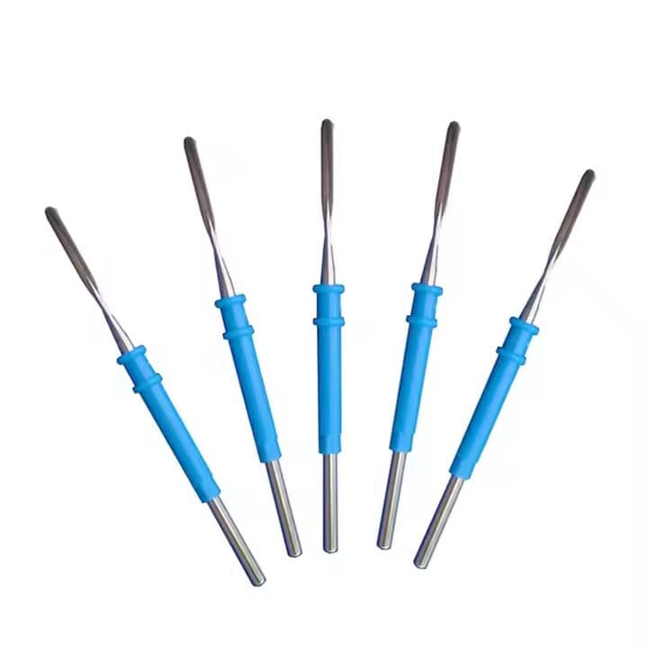 Electrosurgical Pencil Tips, High-Frequency Electrosurgery Accessories, Disposable LEEP Knife Tips, Needle Type Short Rod Ball Type, Wholesale Export