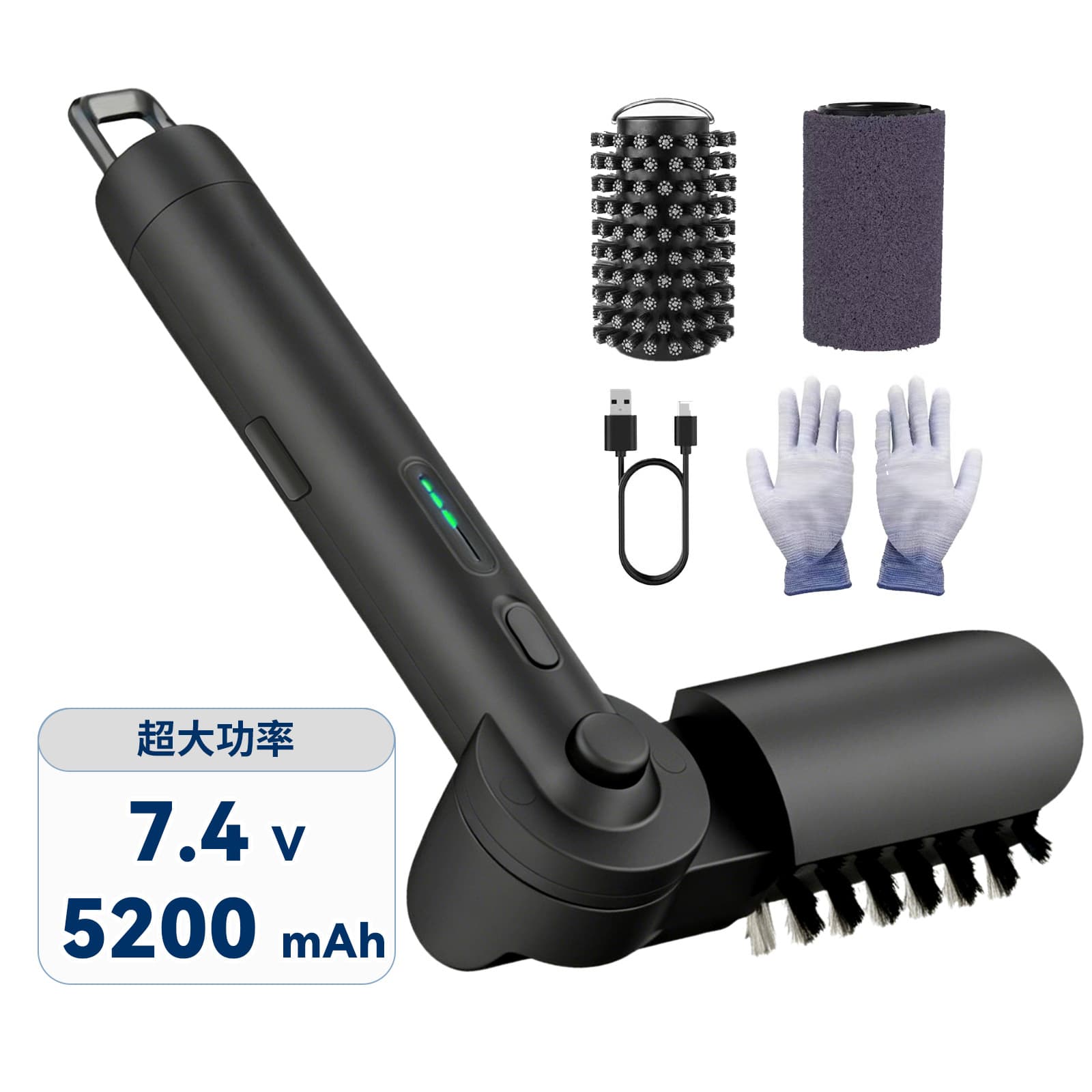 2026 New Cross-Border Hot-Selling Electric Barbecue Grill Cleaning Brush for Heavy Grease Stains