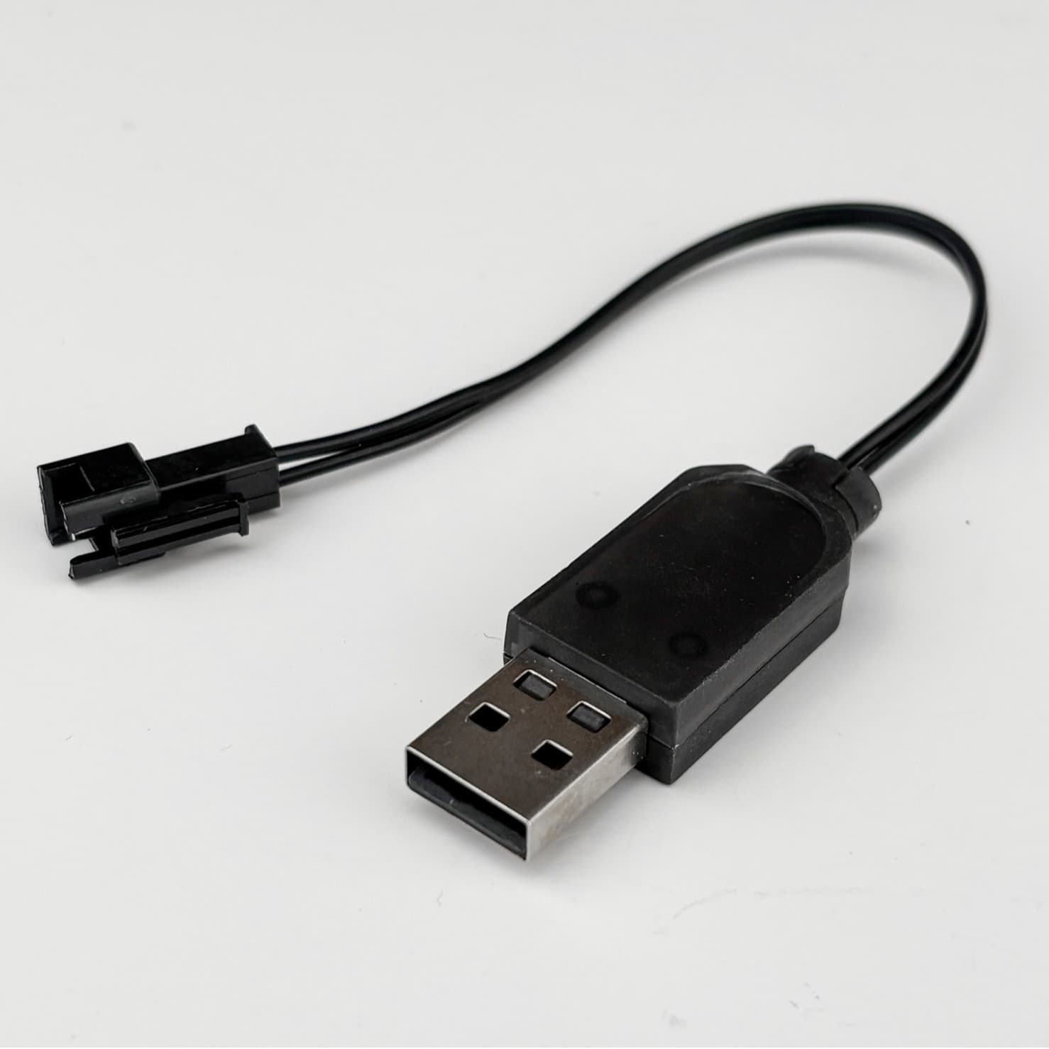 3.7V USB Charging Cable SM-2P Forward Remote Control Electric Toy with Overcharge Protection Lithium Battery USB Charger