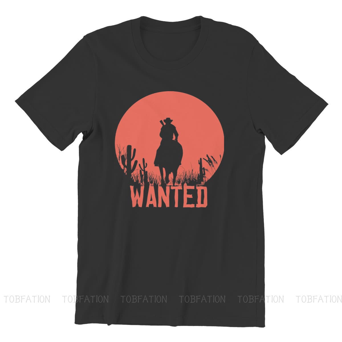 Wanted Essential Unique TShirt Red Dead Redemption Comfortable