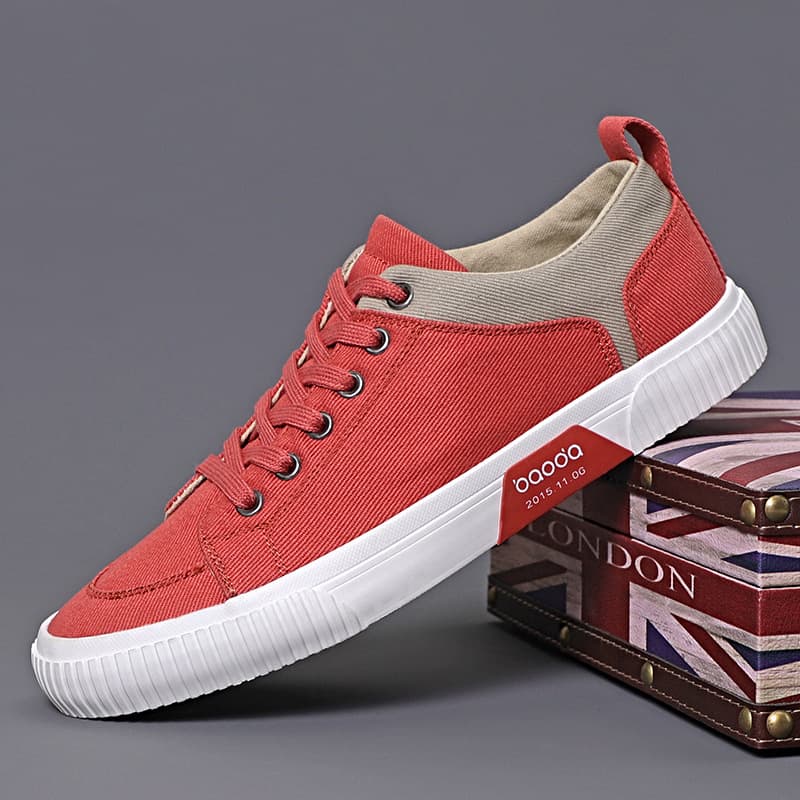 2025 Spring/Summer New Men's Canvas Shoes Trendy Fashion Minimalist Canvas Shoes Youth Breathable Comfortable Men's Plimsolls