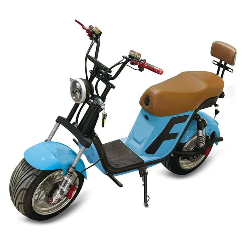 Hot-selling short-wheelbase Cadillac Harley electric scooter 60V lithium battery wide tire electric scooter adult motorcycle for export to Brazil